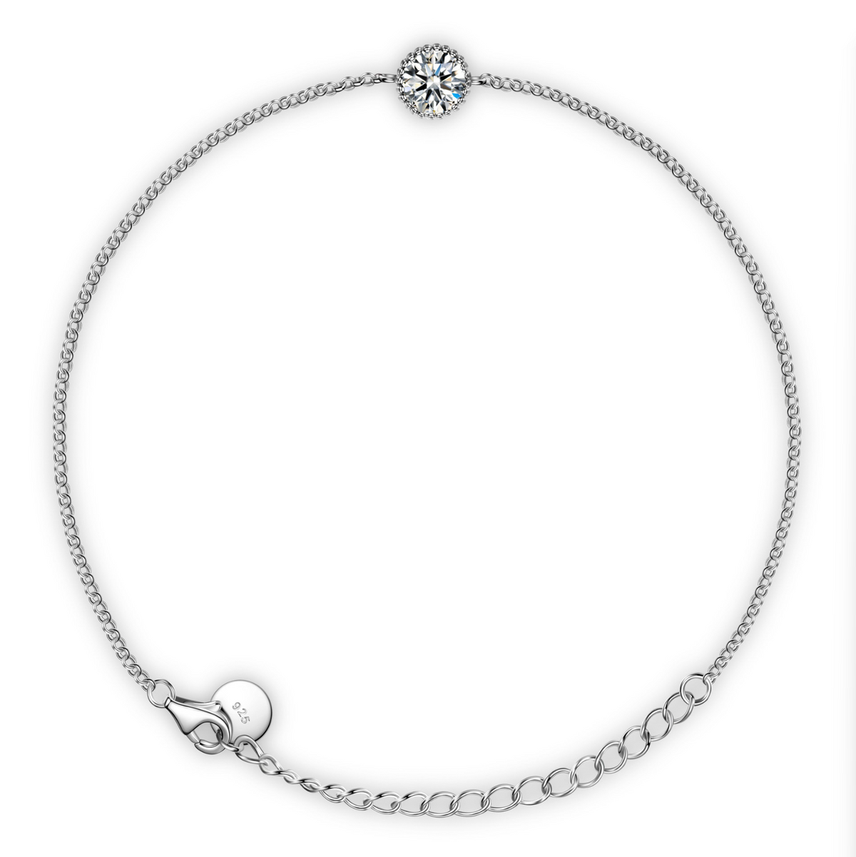Fanci Sterling Silver Adjustable Bracelet Stylish Bracelet for Her