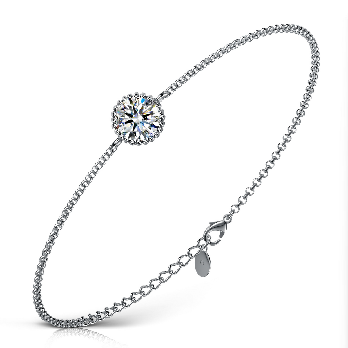 Fanci Sterling Silver Adjustable Bracelet Stylish Bracelet for Her