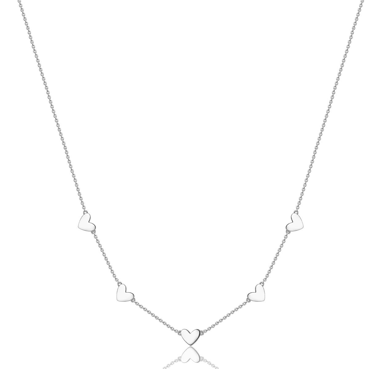 Fanci Capture Her Heart Series Sterling Silver Necklace