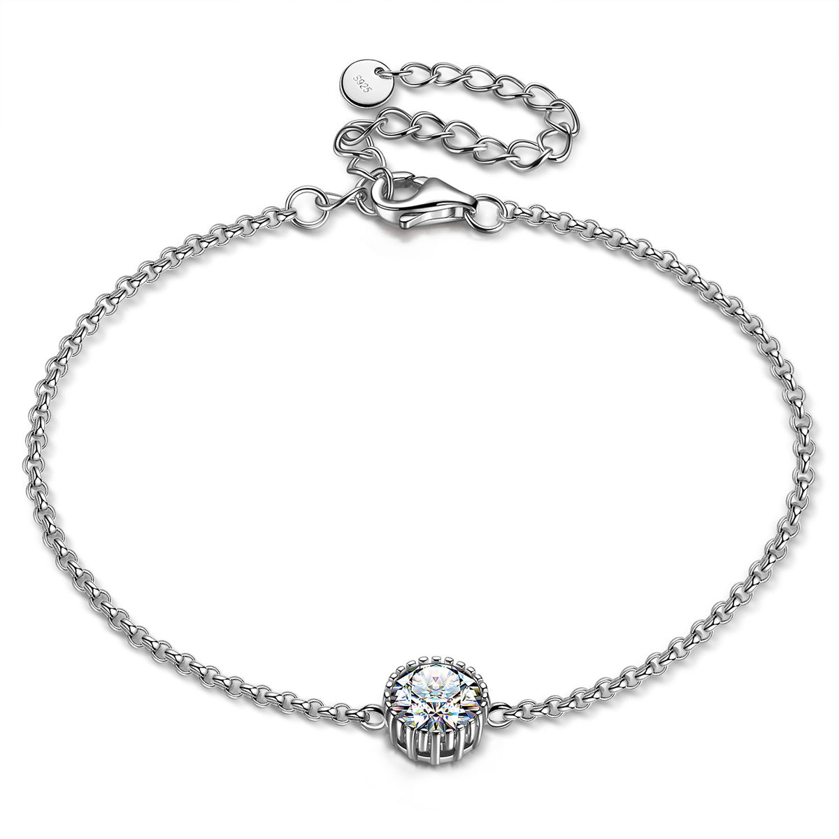 Fanci Sterling Silver Adjustable Bracelet Stylish Bracelet for Her