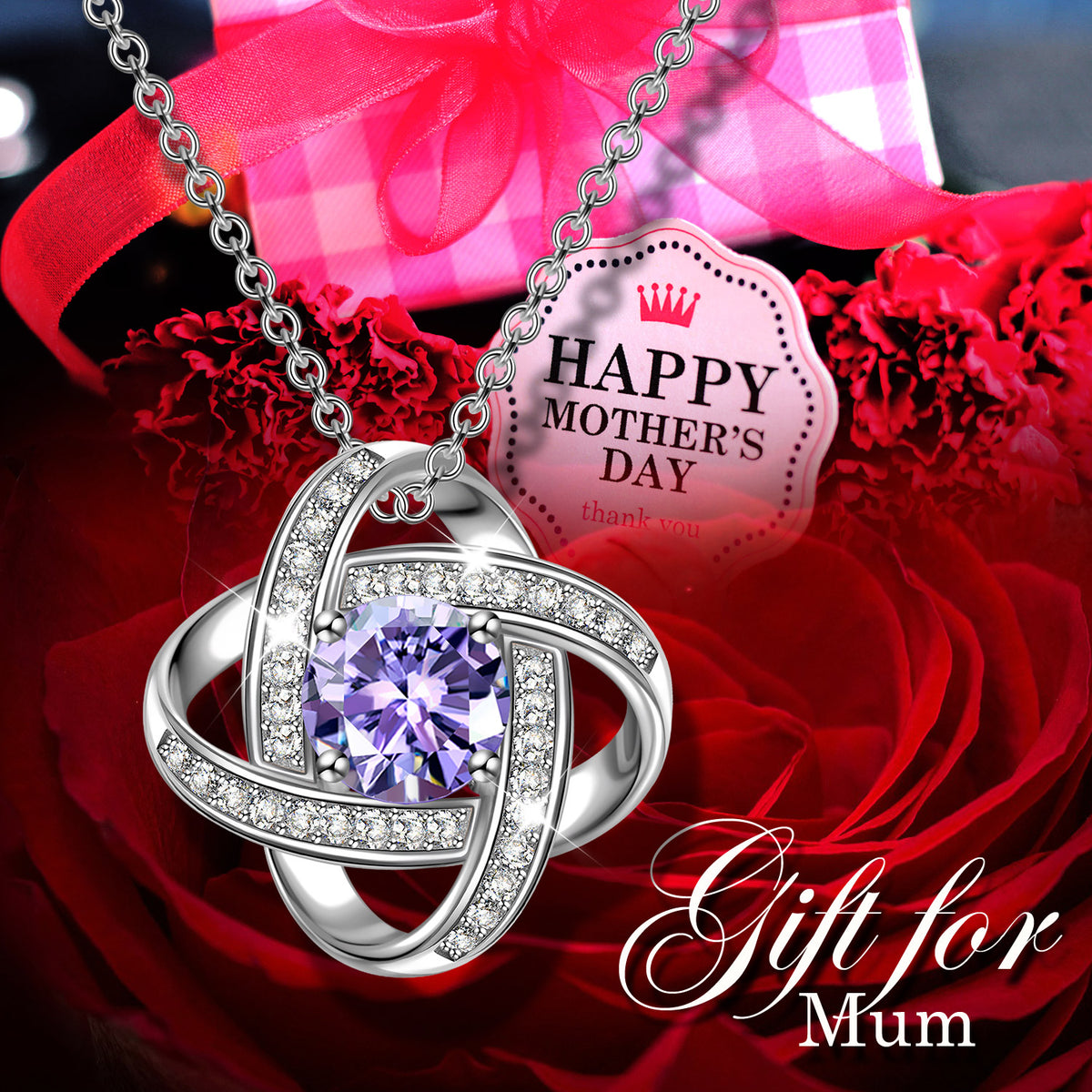 Fanci Sterling Silver Necklace Satellite Series Girls Necklace Stylish Jewelry for Her